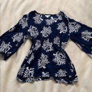 Escapada BEAUTIFUL coral print tunic